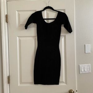 Guess Fitted Black Dress